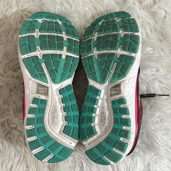 Brooks Womens Ghost 11 1202771B017 Red Running Shoes Sneakers Size 9.5 B - Picture 9 of 10